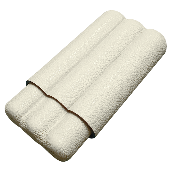 Etui à cigare en cuir - pour trois cigares en cuir Autour du cigare
