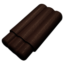 Etui - Tube à cigare pour trois cigares en cuir - couleur à choix sur commande Accueil