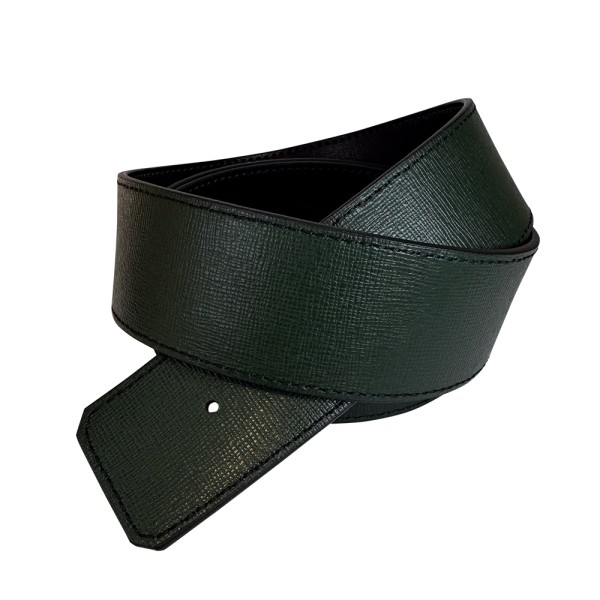 Ceinture reversible bi-color Ninamarina vert/noir Accueil
