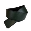 Ceinture reversible bi-color Ninamarina vert/noir Accueil