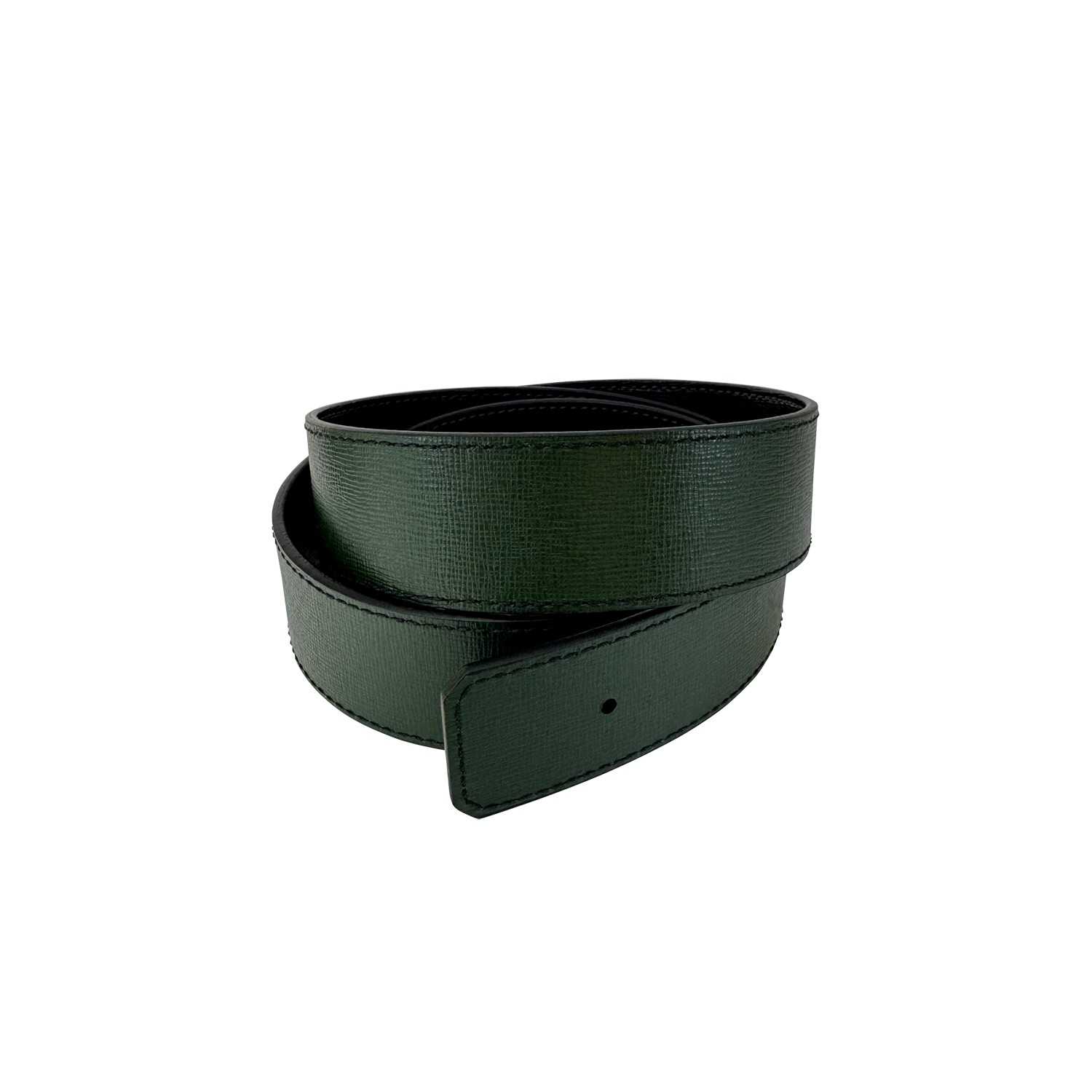 Ceinture reversible bi-color Ninamarina vert/noir Accueil