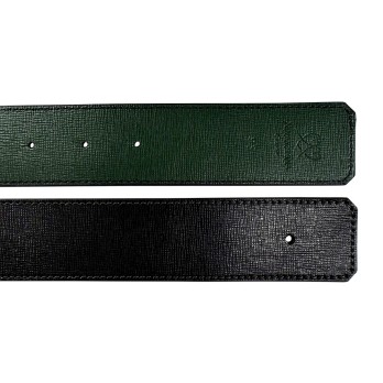 Ceinture reversible bi-color Ninamarina vert/noir Ceintures