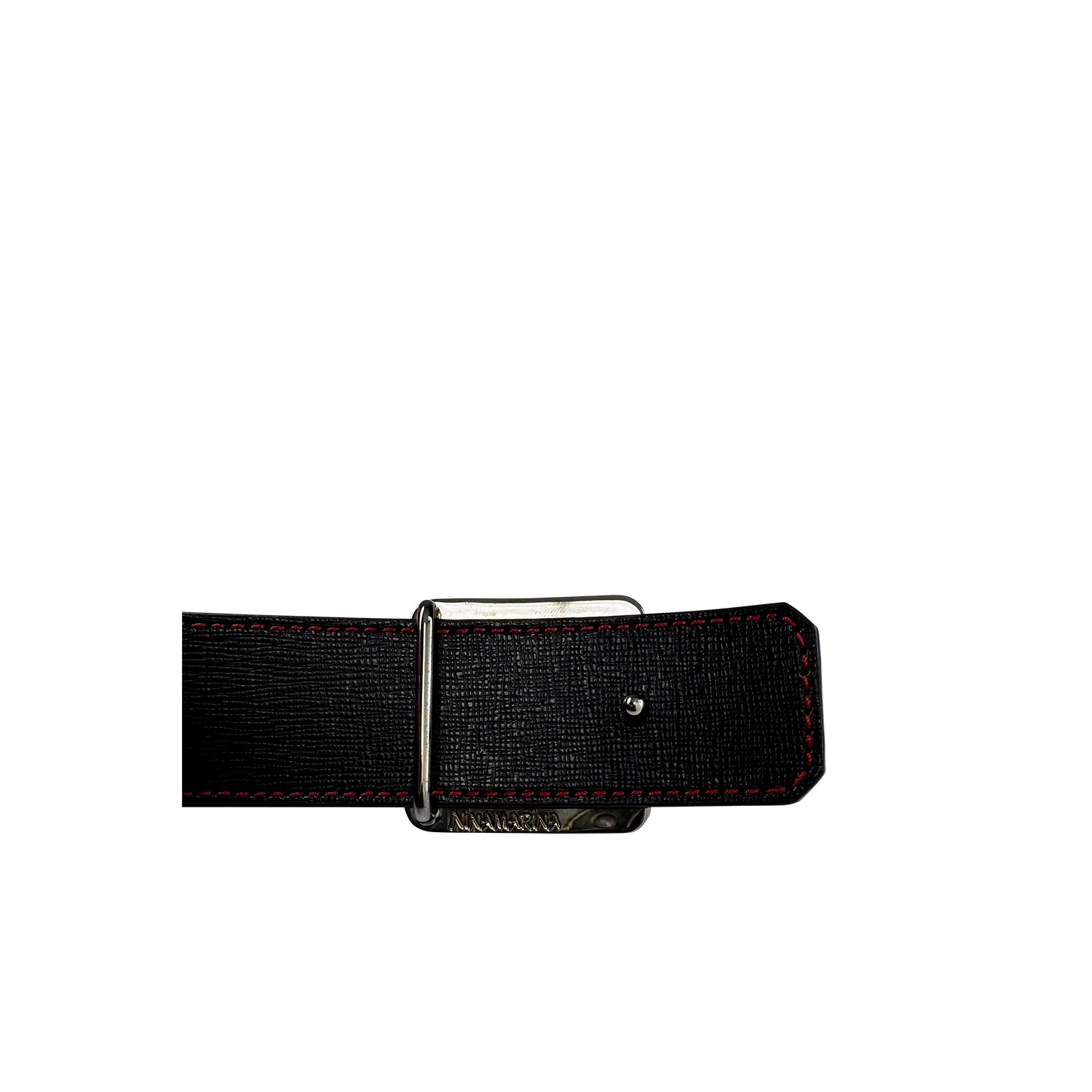 Ceinture reversible bi-color Ninamarina bleu/camel Accueil