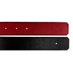 Ceinture reversible bi-color Ninamarina rouge/noir Accueil