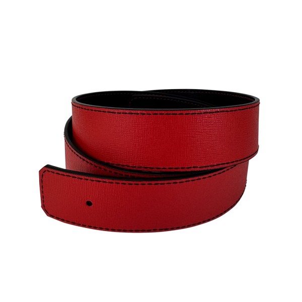 Ceinture reversible bi-color Ninamarina rouge/noir Accueil