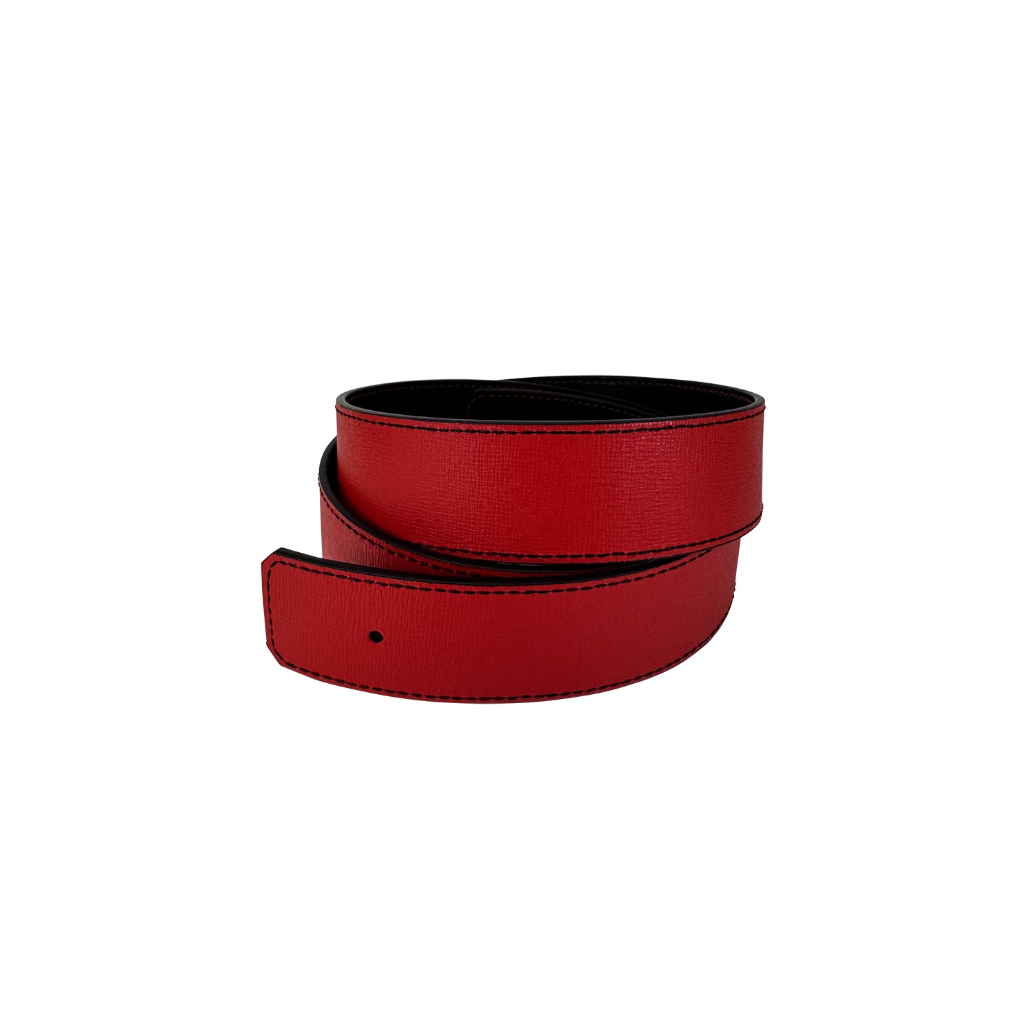 Ceinture reversible bi-color Ninamarina rouge/noir Accueil