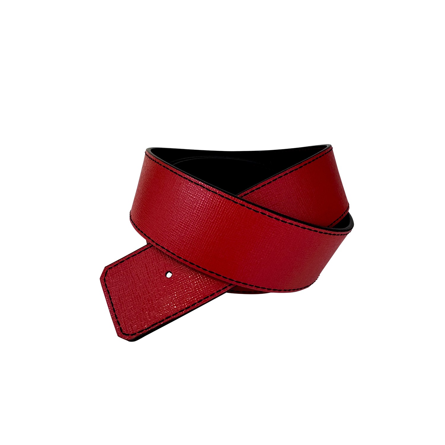 Ceinture reversible bi-color Ninamarina rouge/noir Accueil