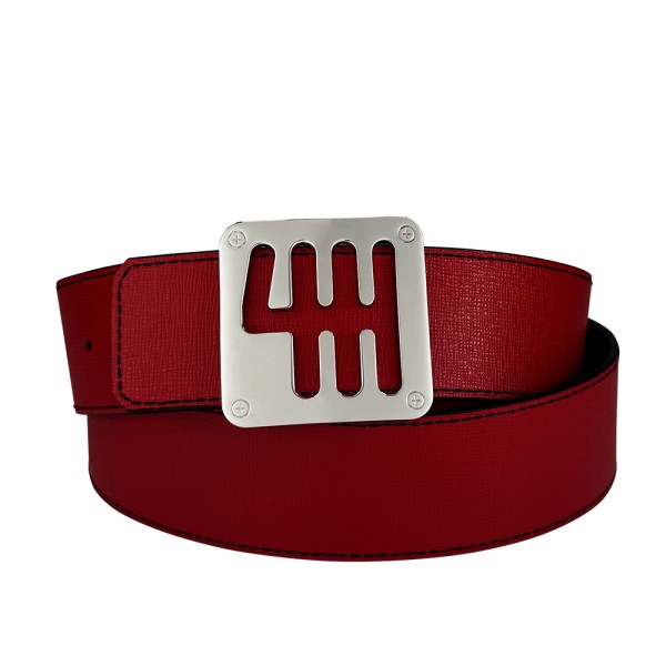 Ceinture reversible bi-color Ninamarina rouge/noir Accueil