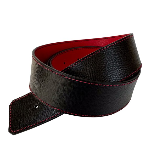 Ceinture reversible bi-color Ninamarina rouge/noir Accueil