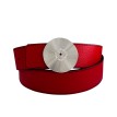 Ceinture reversible bi-color Ninamarina rouge/noir Accueil
