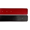 Ceinture reversible bi-color Ninamarina rouge/noir Accueil