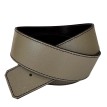 Ceinture reversible bi-color Ninamarina taupe/brun espresso Accueil