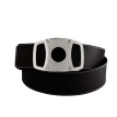 Ceinture reversible bi-color Ninamarina taupe/brun espresso Accueil