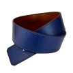 Ceinture reversible bi-color Ninamarina bleu/camel Ceintures Ceinture reversible bi-color Ninamarina bleu/camel Ceintures