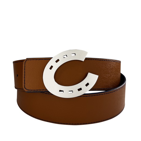 Ceinture reversible bi-color Ninamarina bleu/camel Ceintures Ceinture reversible bi-color Ninamarina bleu/camel Ceintures