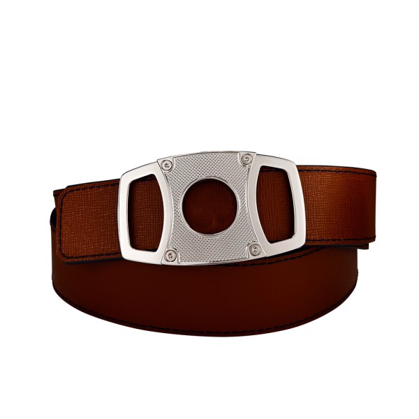 Ceinture reversible bi-color Ninamarina bleu/camel Accueil