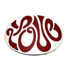 Boucle de Ceinture Love Artistique - Émail et Métal Boucles de ceintures