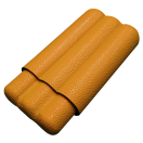 Etui à cigare en cuir - pour trois cigares en cuir Étuis à cigare