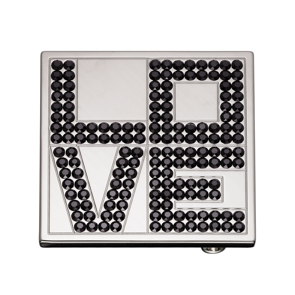 Boucle de Ceinture Love Carrée Swarovski - Cristaux Premium Boucles de ceintures