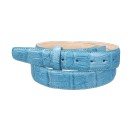 Ceinture en Crocodile Véritable Interchangeable Accueil
