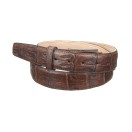 Ceinture en Crocodile Véritable Interchangeable Accueil