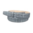 Ceinture en Crocodile Véritable Interchangeable Accueil