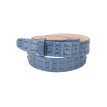 Ceinture en Crocodile Porosus Véritable - Dos de Crocodile Accueil