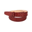 Ceinture en Crocodile Porosus Véritable - Dos de Crocodile Accueil