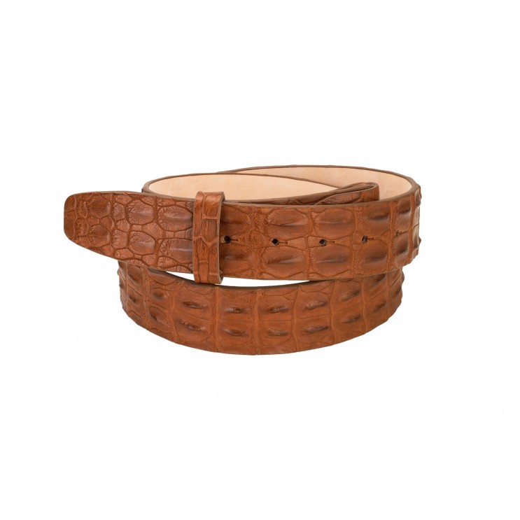 Ceinture en croco porosus