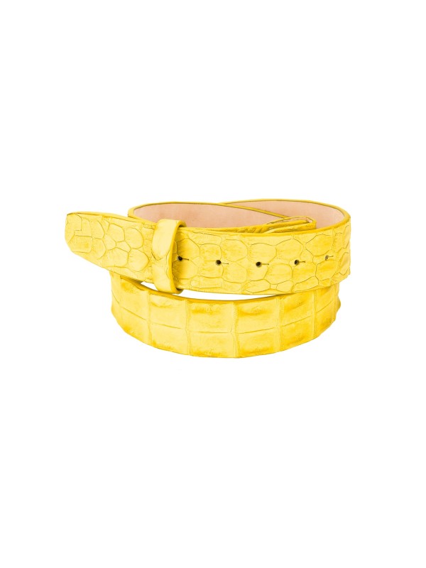 Ceinture en croco porosus Ceintures