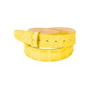 Ceinture en Crocodile Porosus Véritable - Dos de Crocodile Accueil