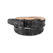 Ceinture en Crocodile Porosus Véritable - Dos de Crocodile Accueil