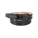 Ceinture en Crocodile Porosus Véritable - Dos de Crocodile Accueil