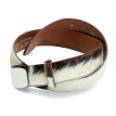 Ceinture en Peau de Vachette Naturelle - Pièces Uniques Accueil