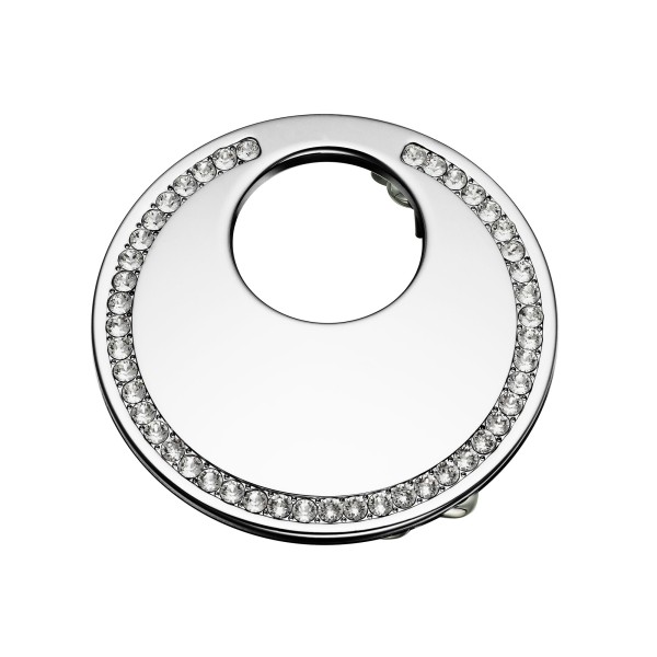 Boucle de Ceinture Lune Ronde - Or & Cristaux Swarovski Boucles de ceintures