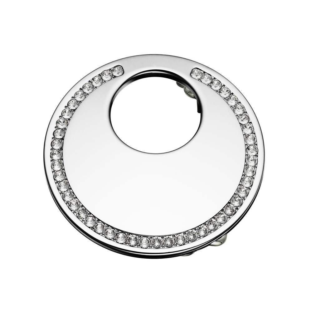 Boucle de Ceinture Lune Ronde - Or & Cristaux Swarovski Boucles de ceintures