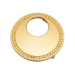 Boucle de Ceinture Lune Ronde - Or & Cristaux Swarovski Boucles de ceintures