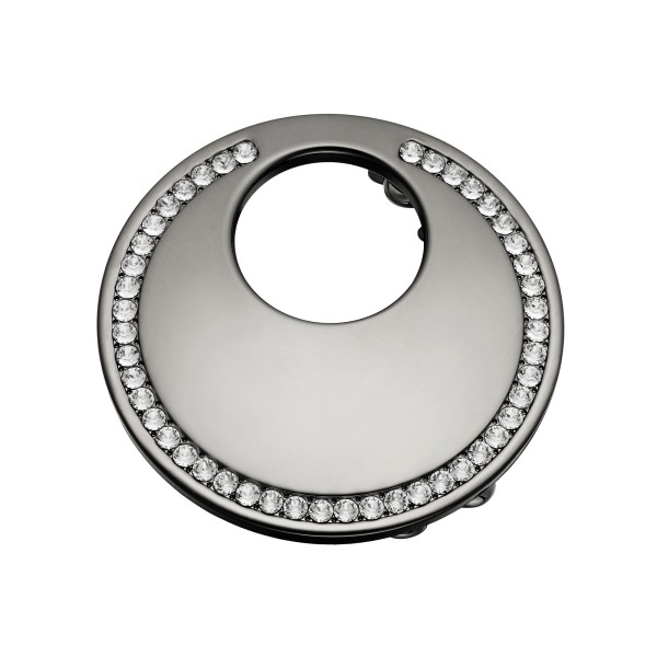 Boucle de Ceinture Lune Ronde - Cristaux Swarovski Boucles de ceintures