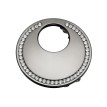 Boucle de Ceinture Lune Ronde - Cristaux Swarovski Boucles de ceintures
