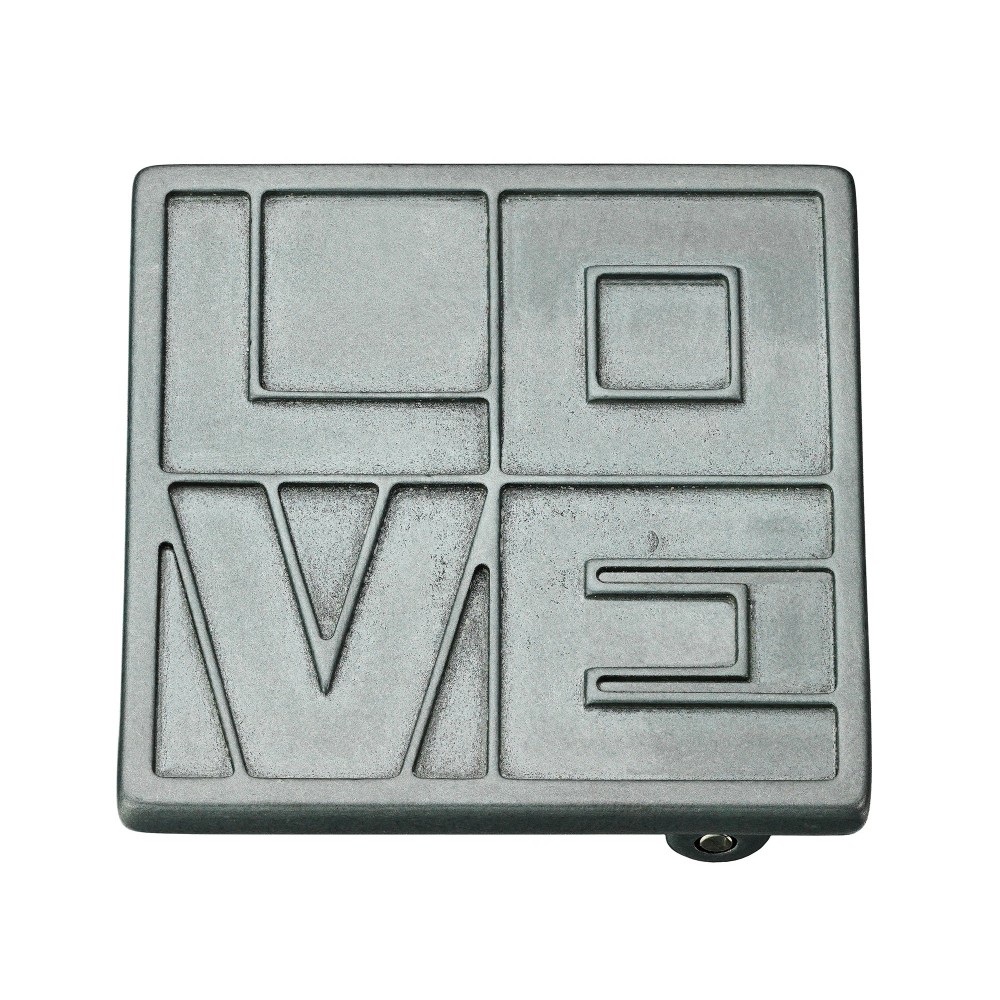 Boucle de Ceinture Love Carrée Zamac - Élégance Industrielle Boucles de ceintures