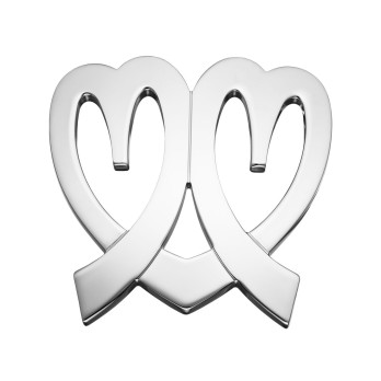 Boucle de Ceinture Coeurs Ninamarina - 4 Finitions Métalliques - Made in Italy Boucles de ceintures