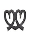 Coeurs Ninamarina en corne Boucles de ceintures