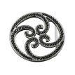 Boucle de Ceinture Spirale Swarovski - 122 Cristaux - Artisanat Italien Boucles de ceintures