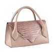 Sac à Main C5 Cuir et Croco - Bi-matière Exclusive Accueil