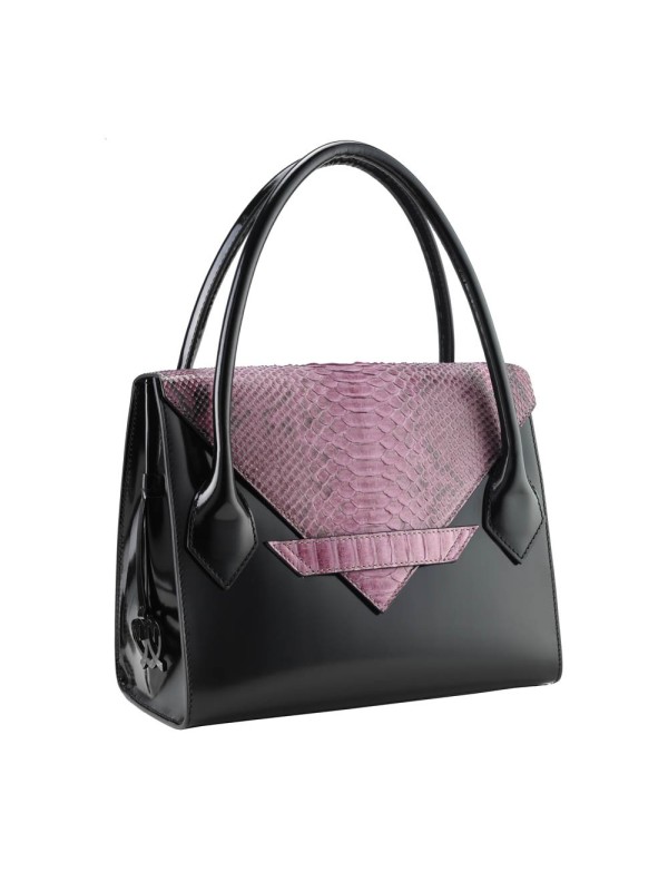 Sac à main C4 - Cuir et Python véritable Sacs C4
