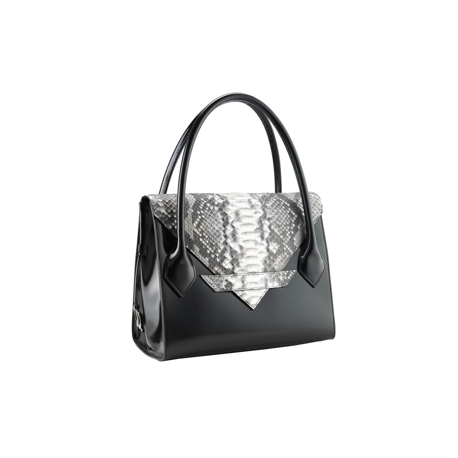 Sac à main C4 - Cuir et Python véritable Sacs C4