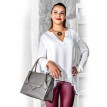 Sac à Main C4 Cuir Uni Medium Accueil