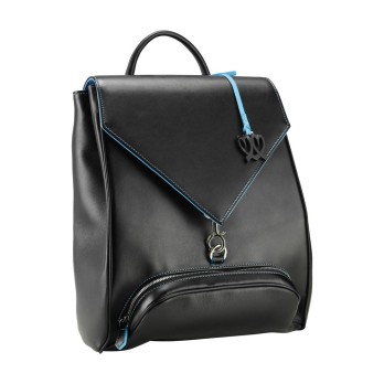 Sac à dos en cuir Noir Signature Ninamarina Sacs à dos
