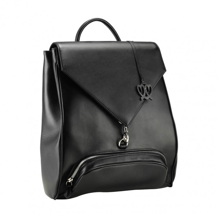 Sac à dos cuir uni lisse