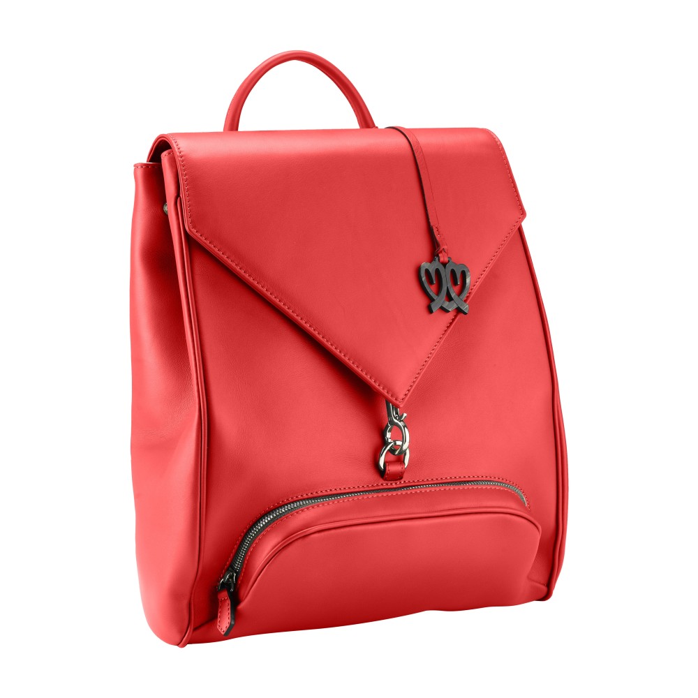 Sac à dos cuir uni lisse Accueil